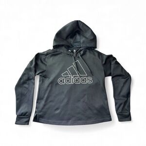 Women’s Adidas black Hoodie with Logo NEW SIZE MEDIUM
